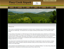 Tablet Screenshot of pineycreekairpark.com